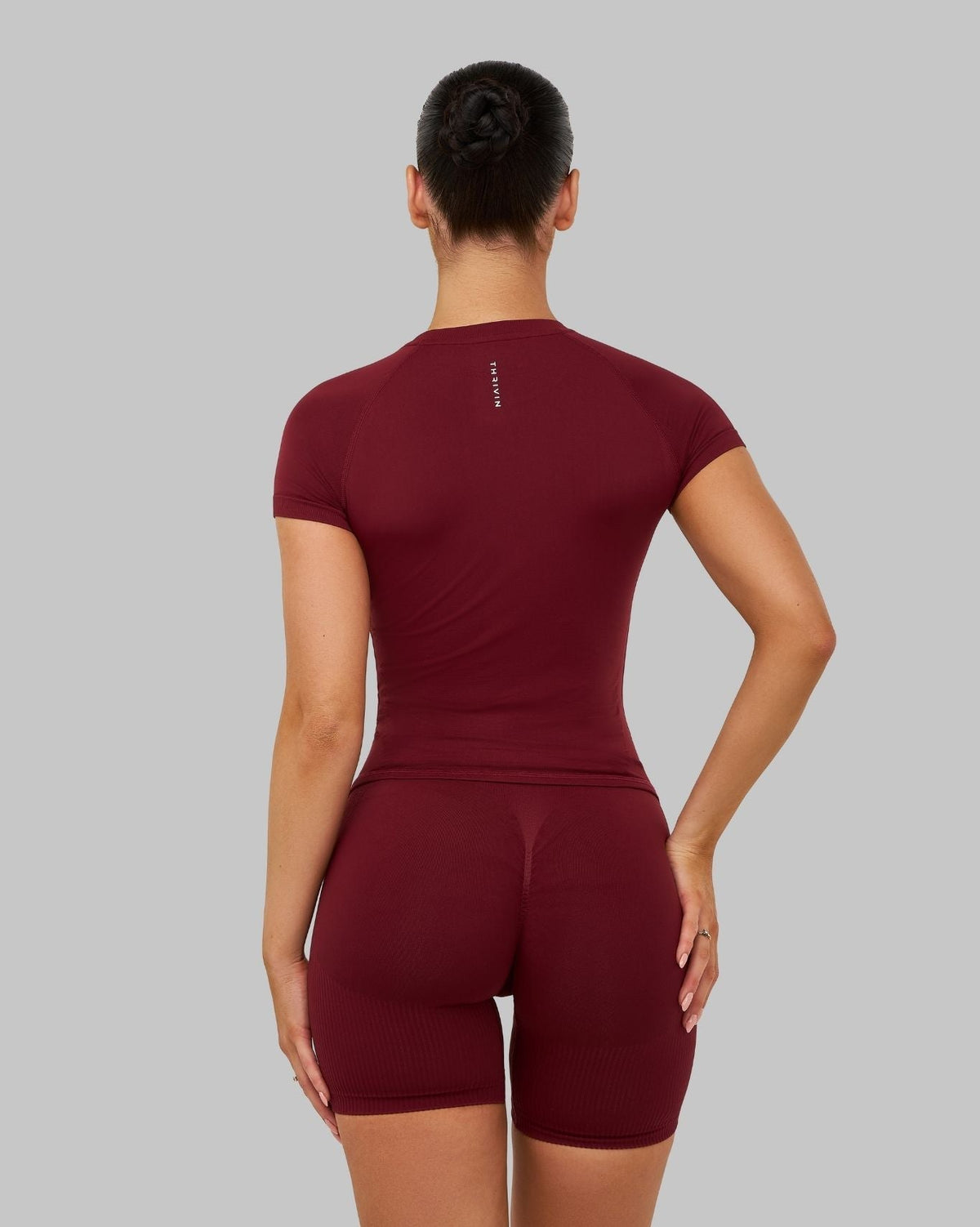 RiseFit Compression T-Shirt Fine Wine