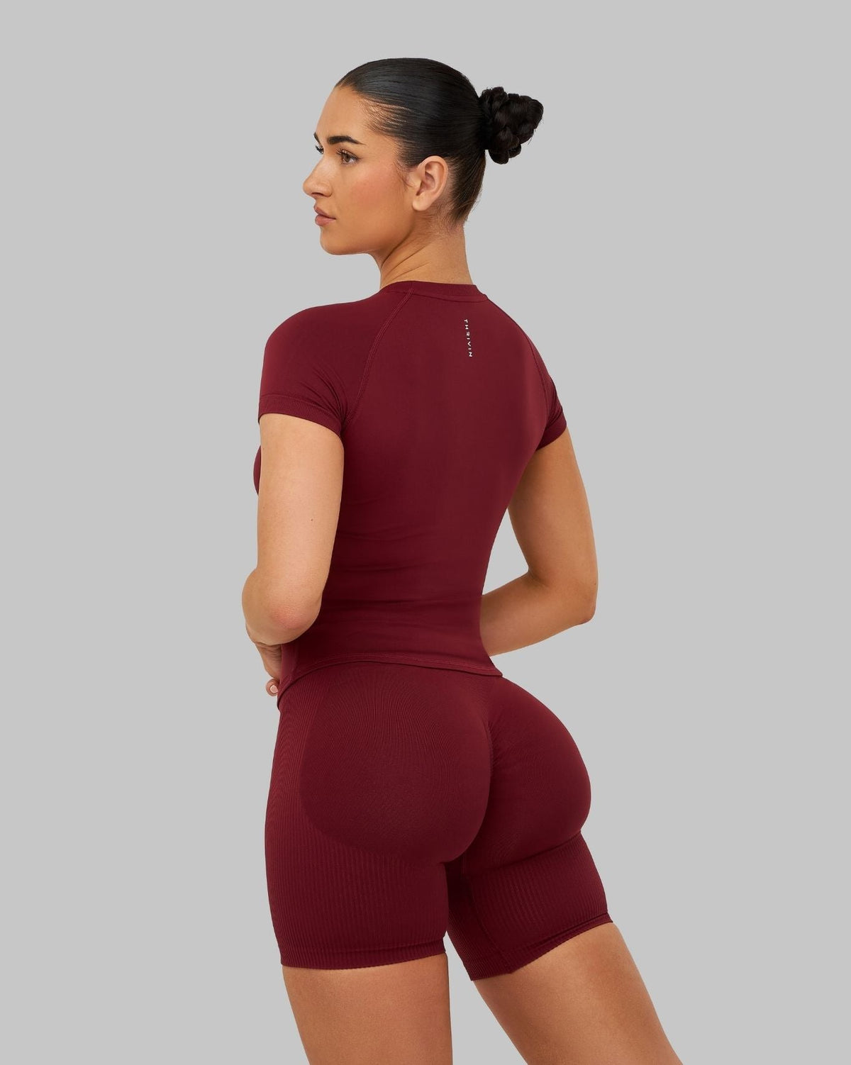 RiseFit Compression T-Shirt Fine Wine