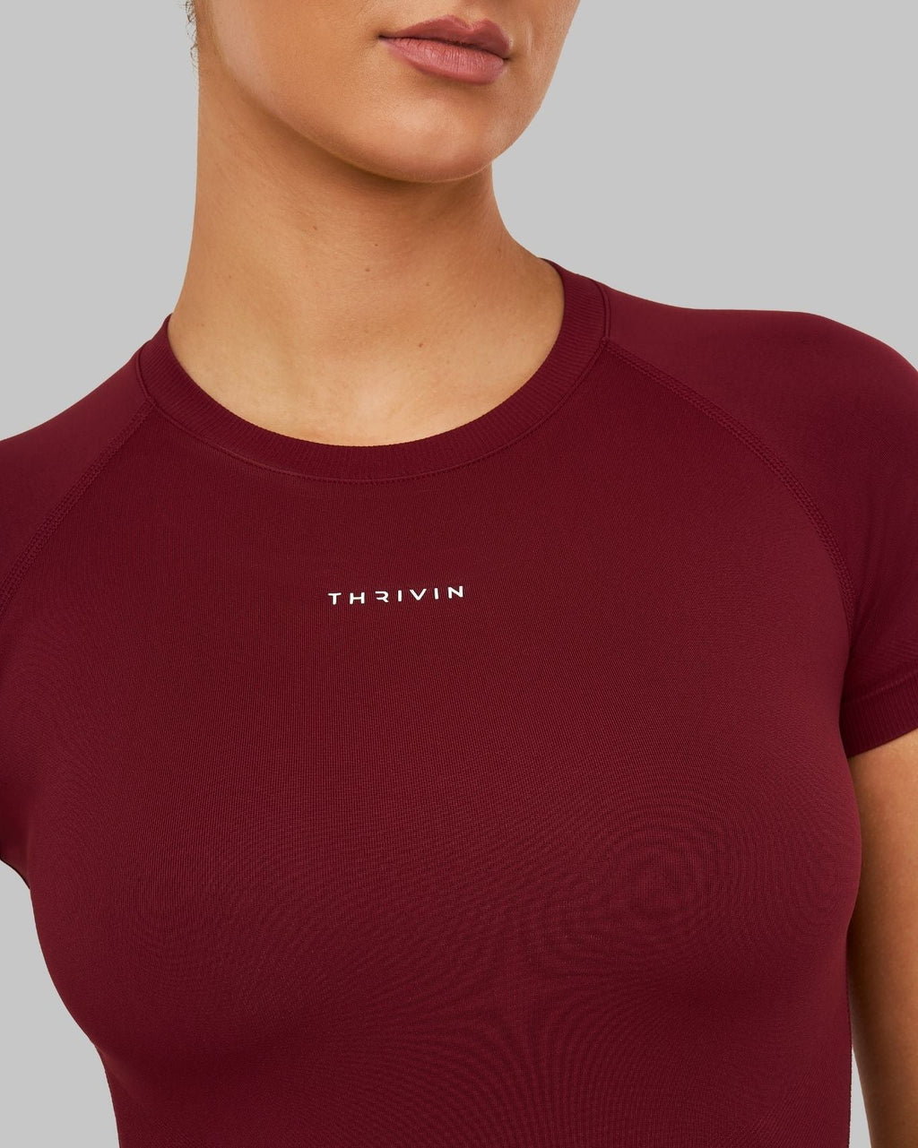 RiseFit Compression T-Shirt Fine Wine