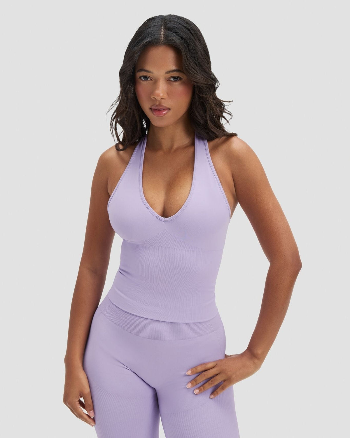 Elevate™ Sculpting Seamless Halterneck Top | Lilac