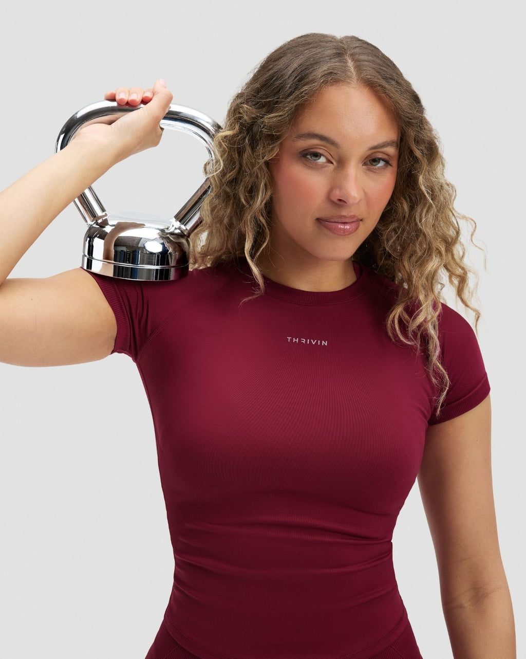 RiseFit Compression T-Shirt Cherry Berry