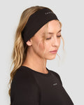 The Essential Collection Chrome Logo Headband | Coffee