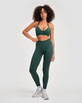 Elevate™ Sculpting Mid Waist Scrunch Leggings | Pine Green