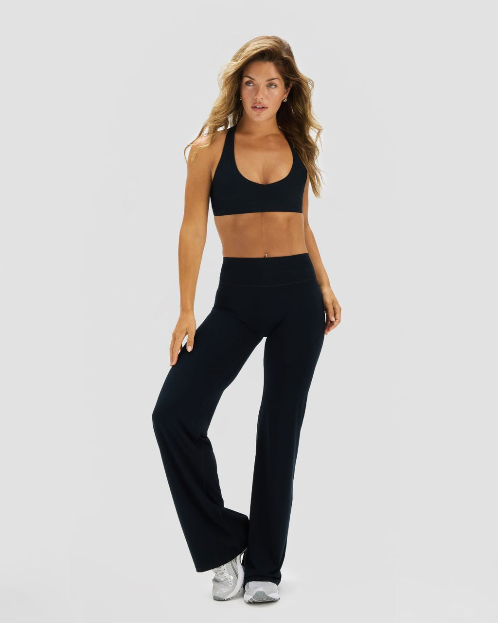 Essence Wide Leg Pants | Night Black