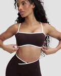 RiseFit Outline Bandeau Bra Coffee