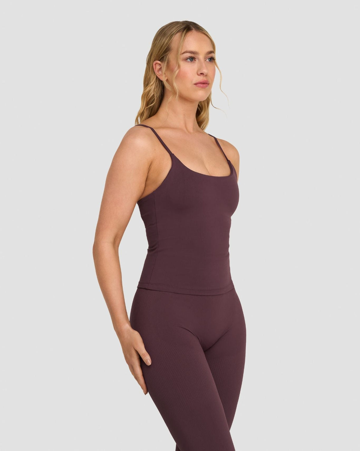 RiseFit Sculpting Seamless Scoop Neck Cami Dark Mauve