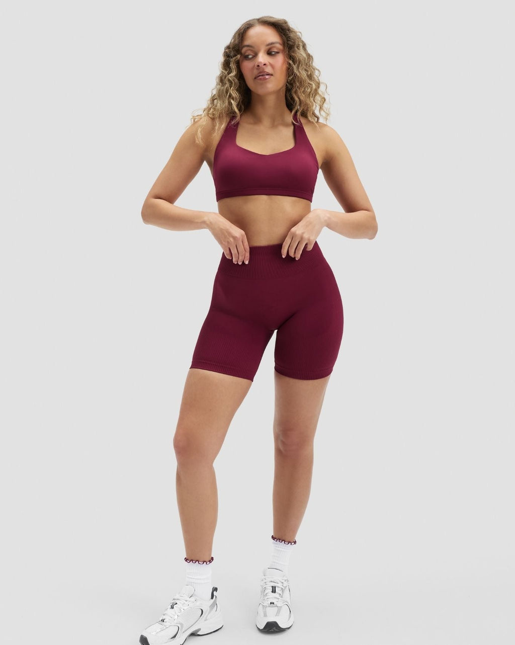 Elevate™ Sculpting High Waist Scrunch Shorts | Cherry Berry