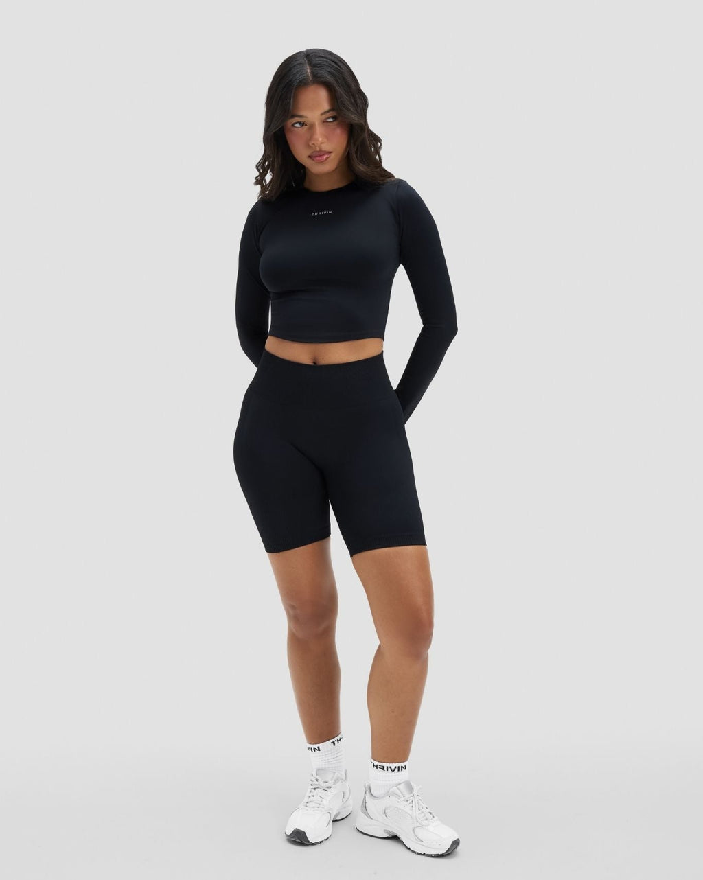 RiseFit Compression Long Sleeve Top Night Black