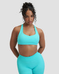 Elevate™ Sculpting Medium Impact Multiway Bra | Clear Tides