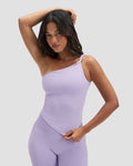Elevate™ Sculpting Asymmetric Twist Top | Lilac