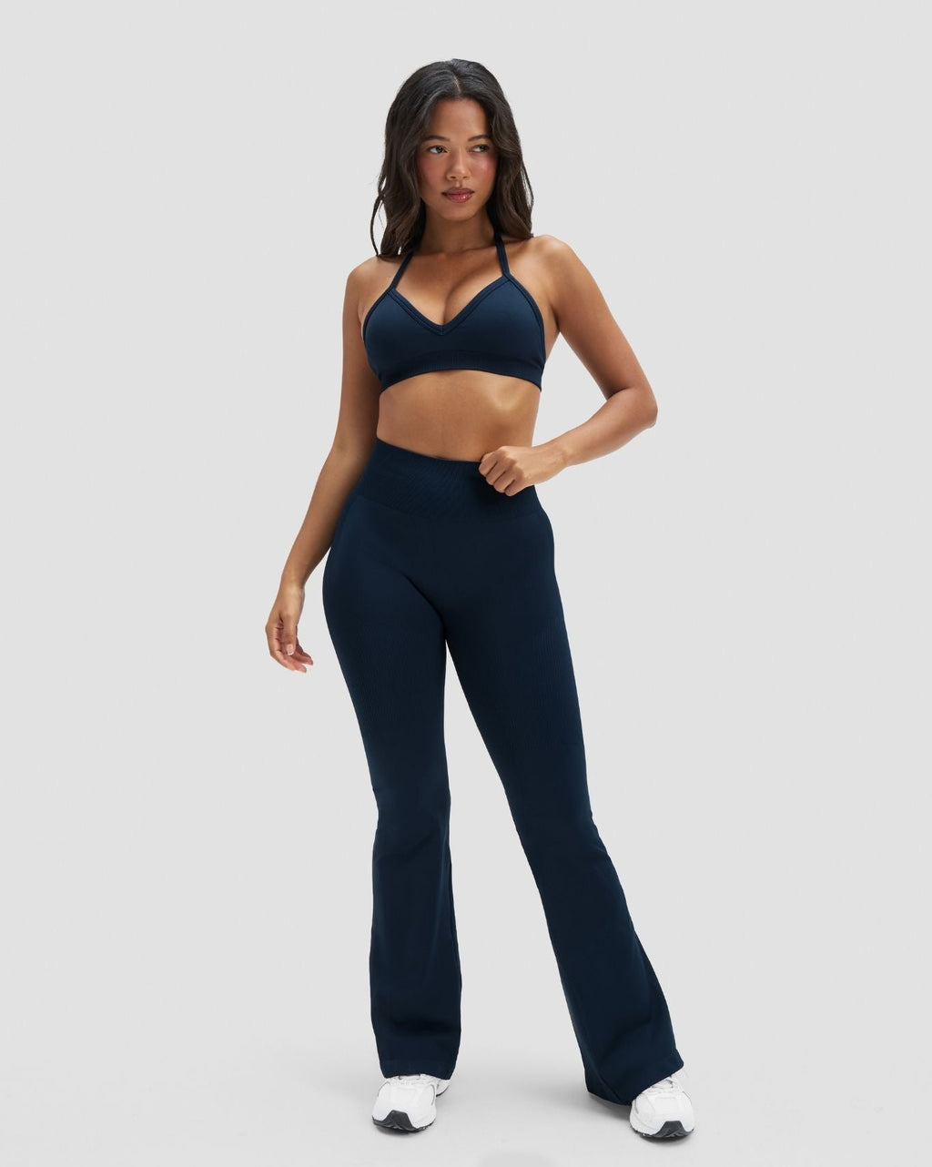 RiseFit Sculpting High Waist Flare Leggings Midnight Navy