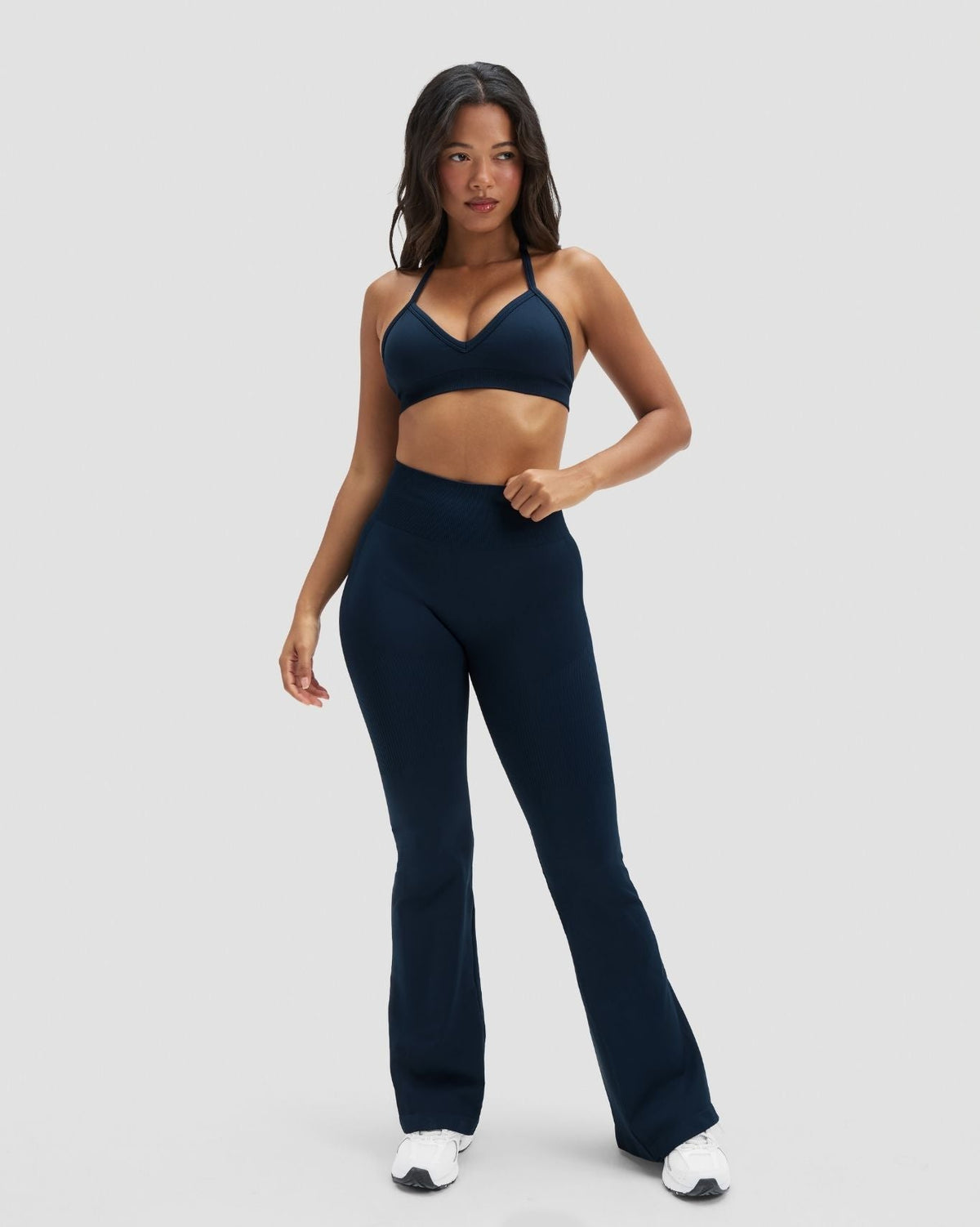 RiseFit Sculpting High Waist Flare Leggings Midnight Navy