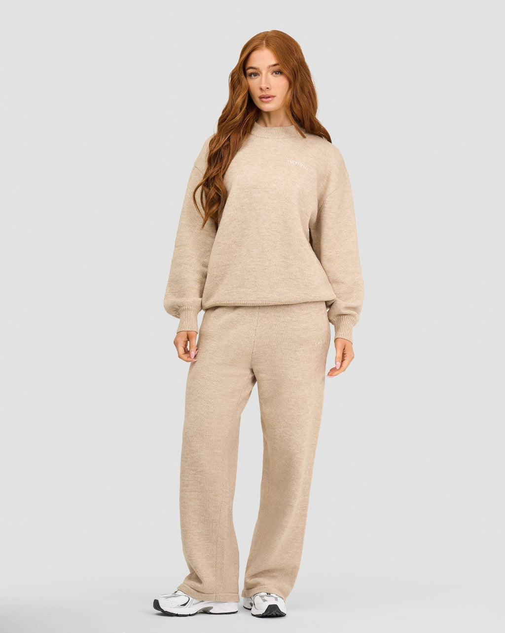Essential Knitted Sweater & Trouser 2-Piece Set