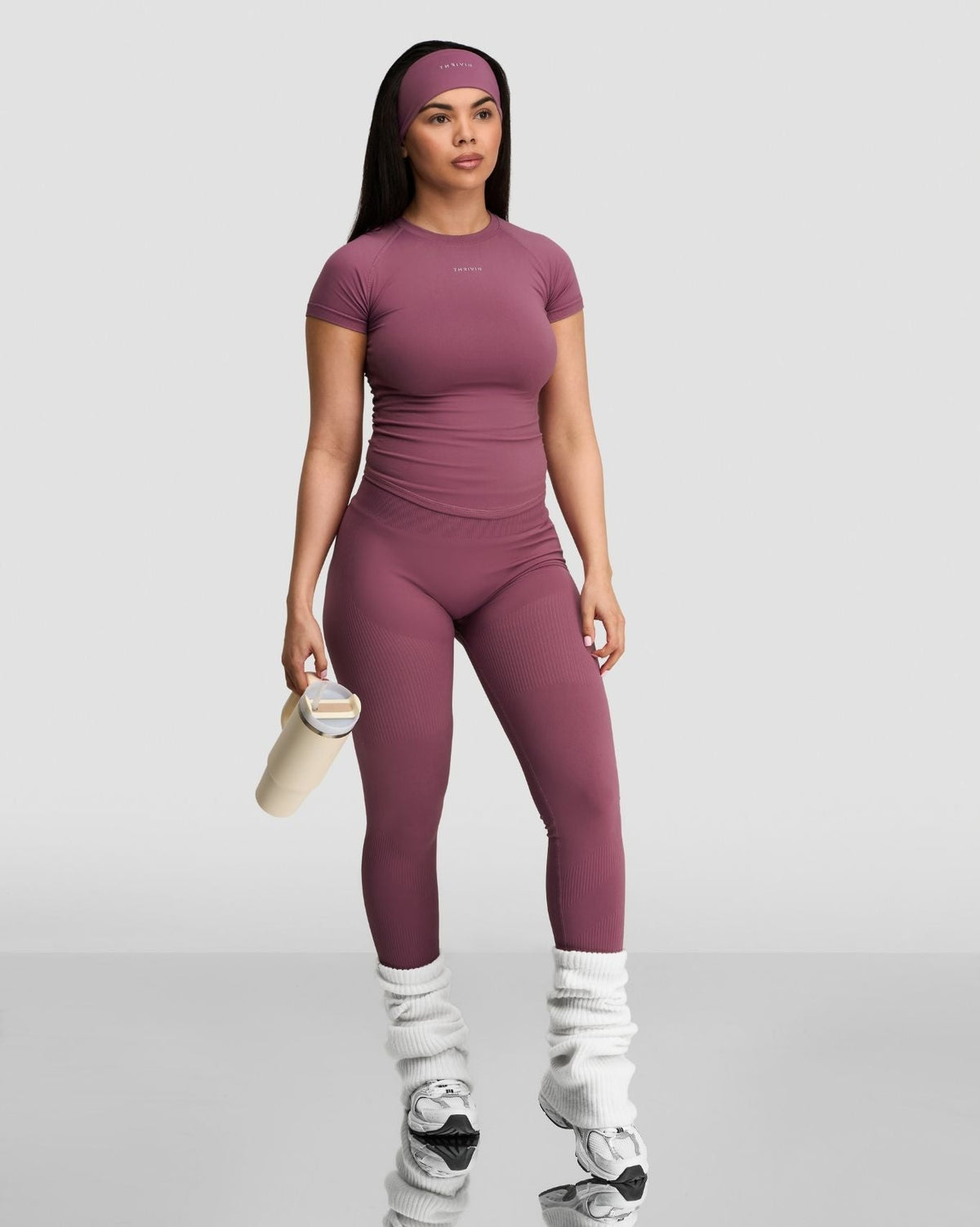 RiseFit Compression T-Shirt Orchid Mauve