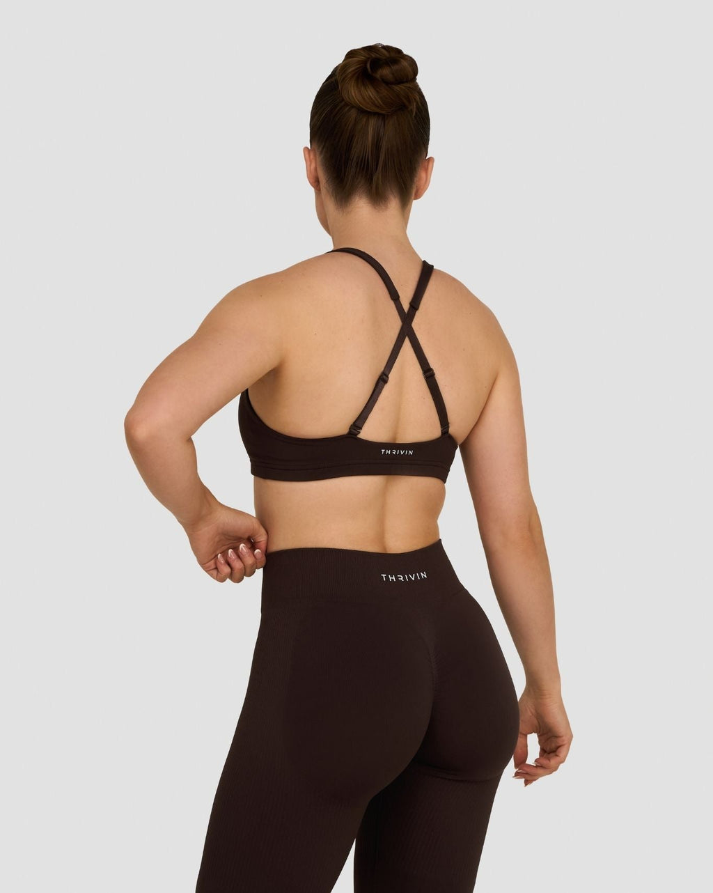 RiseFit Sculpting Medium Impact Multiway Bra Coffee
