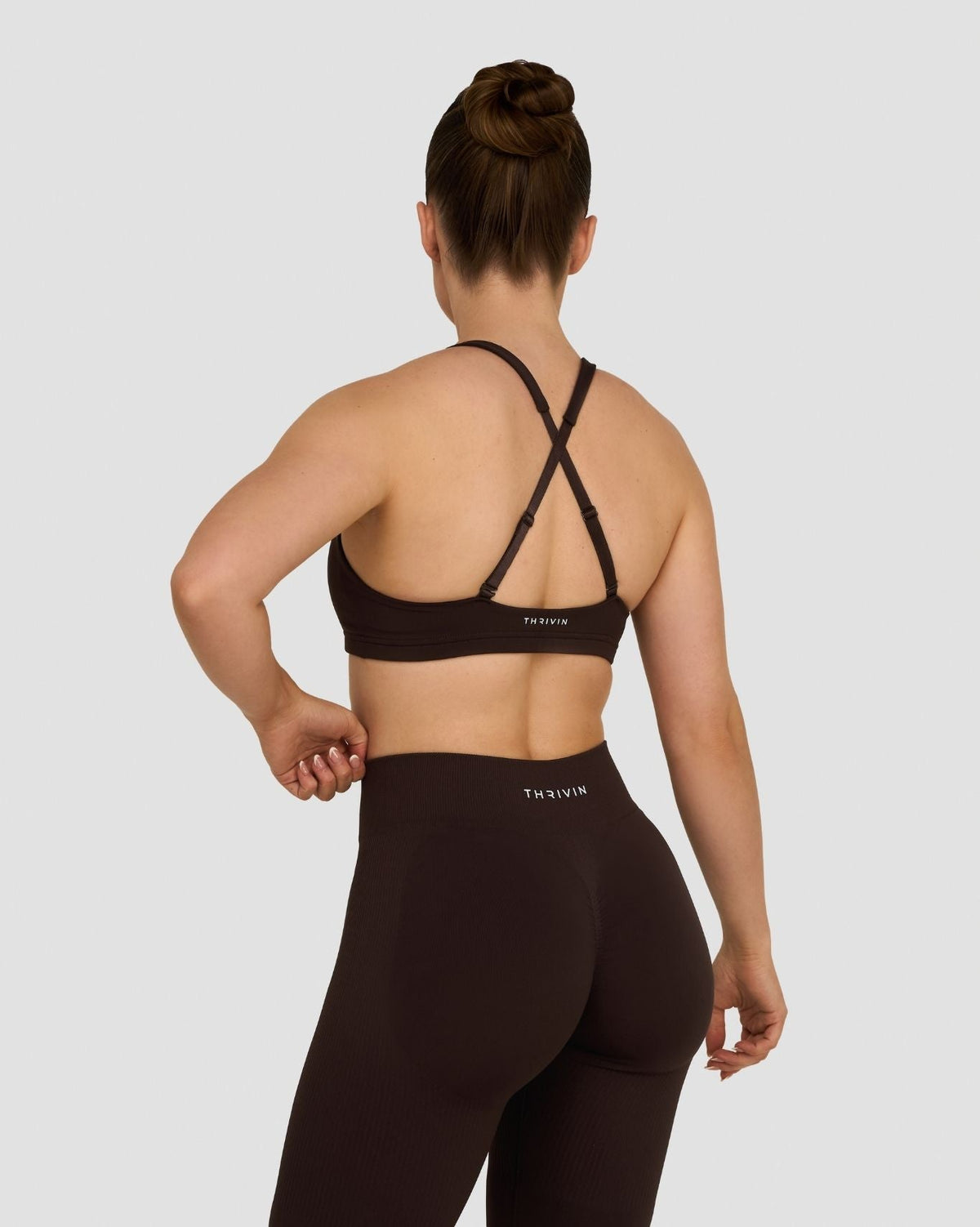 RiseFit Sculpting Medium Impact Multiway Bra Coffee