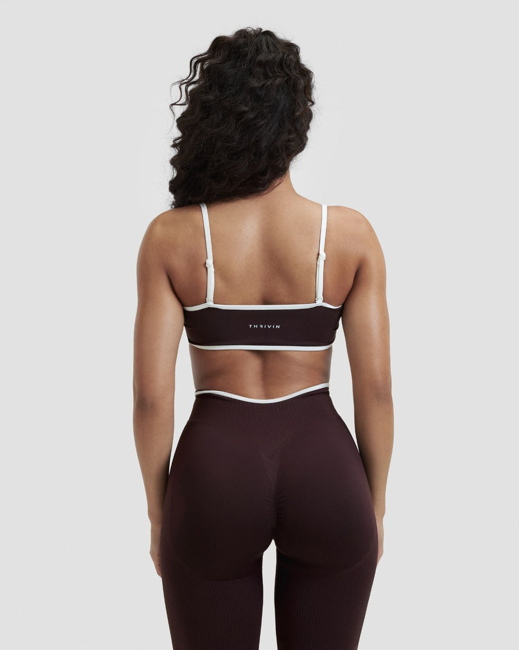 RiseFit Outline Bandeau Bra Coffee