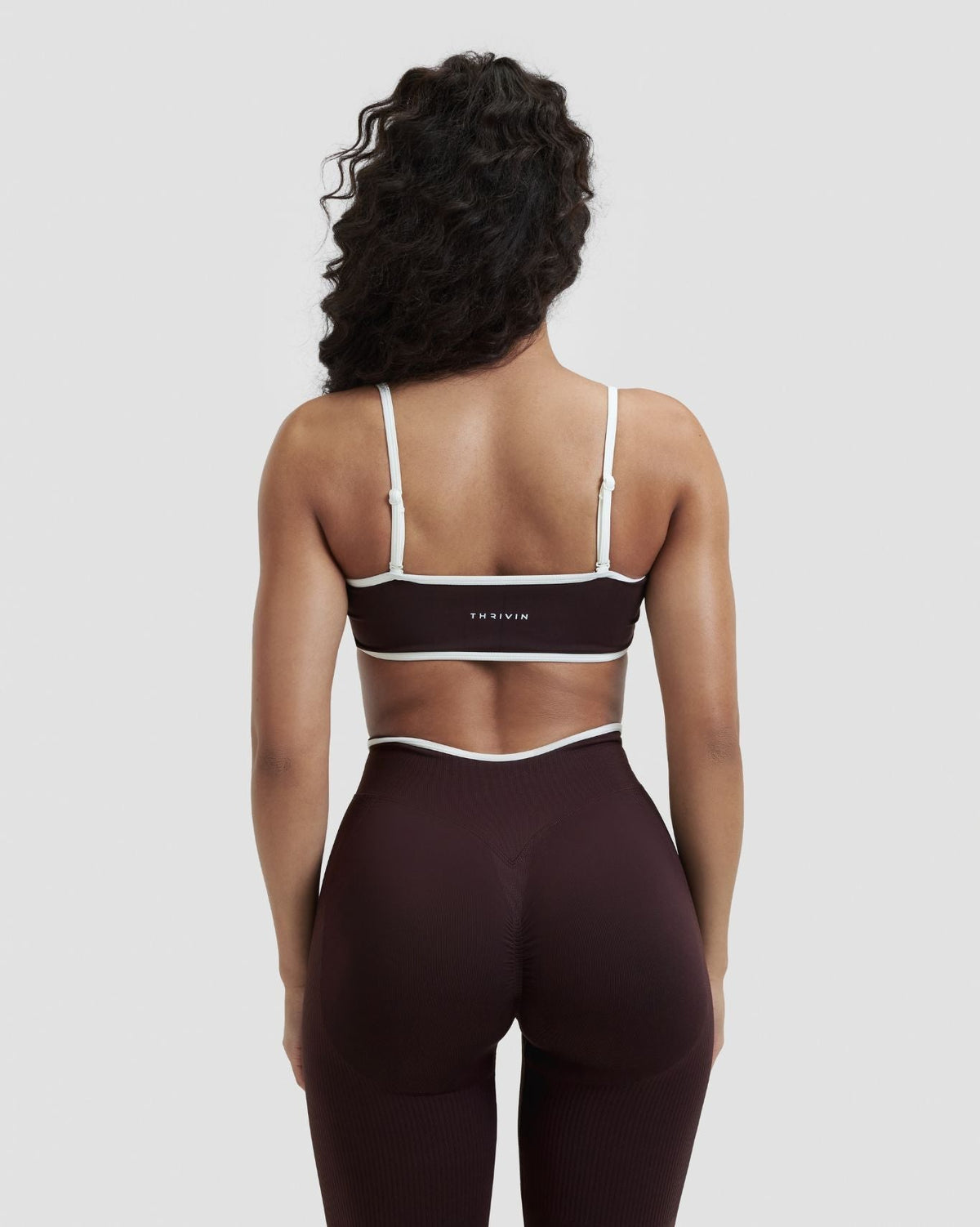 RiseFit Outline Bandeau Bra Coffee