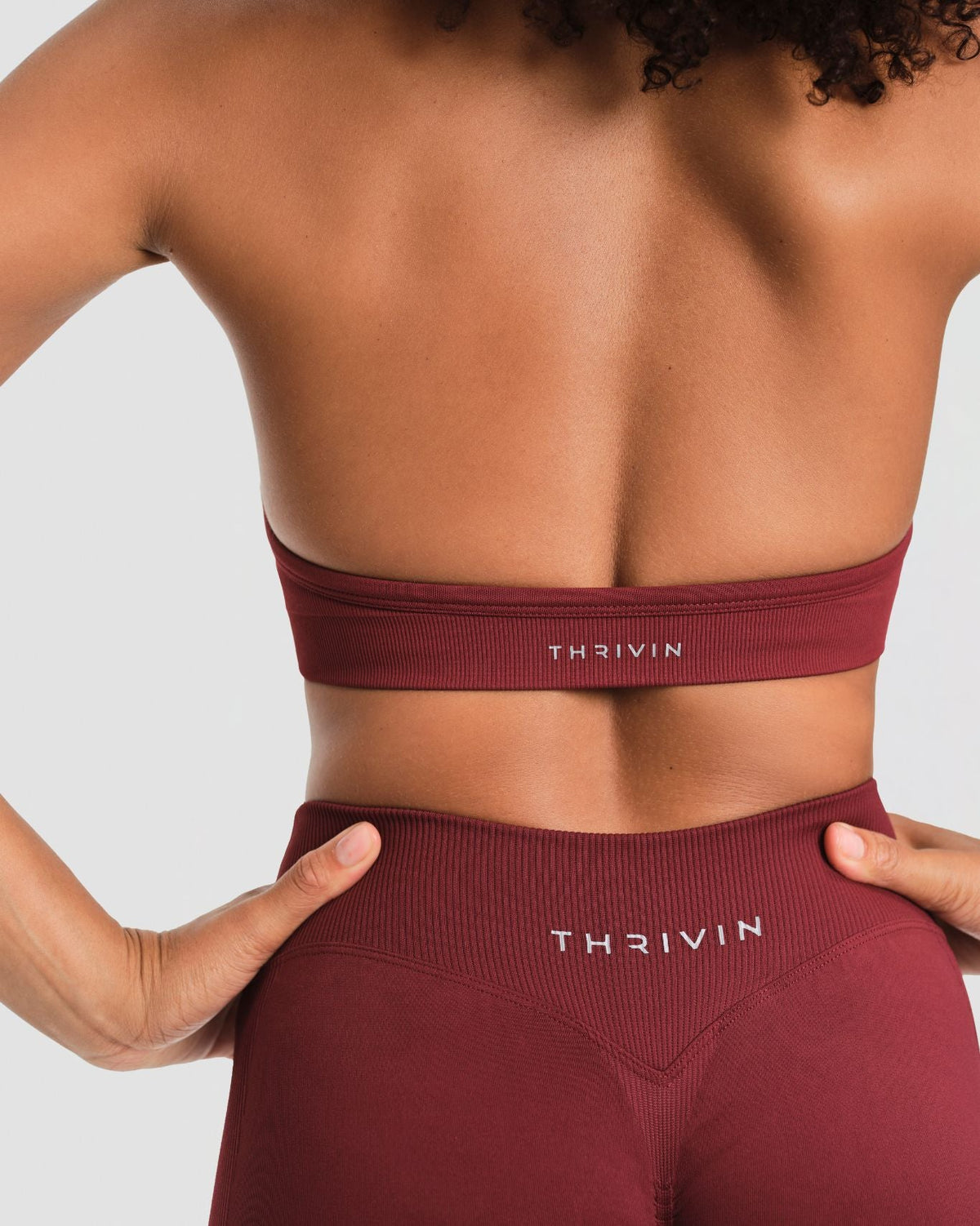 Elevate™ Sculpting Seamless Adjustable Halter Bra | Fine Wine