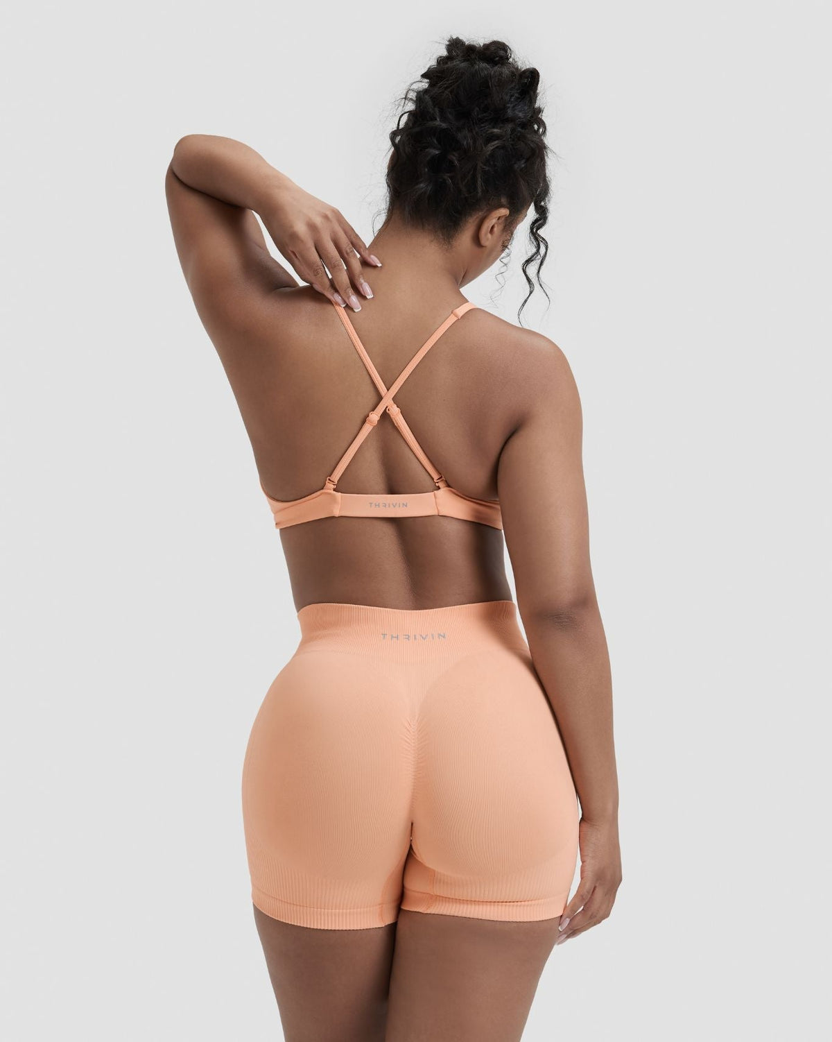 RiseFit Sculpting Seamless Twisted Bra Melon Ice