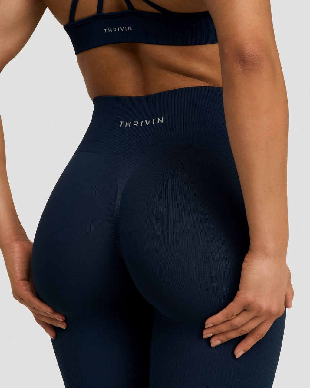 Elevate™ Sculpting Mid Waist Scrunch Leggings | Midnight Navy