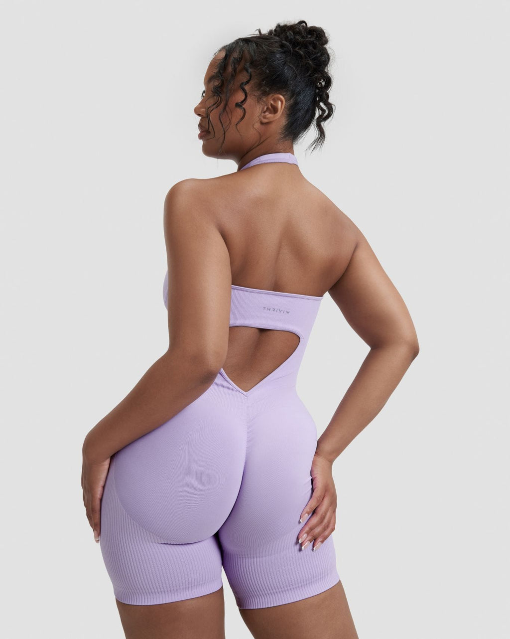 Elevate™ Sculpting Halterneck All In One | Lilac