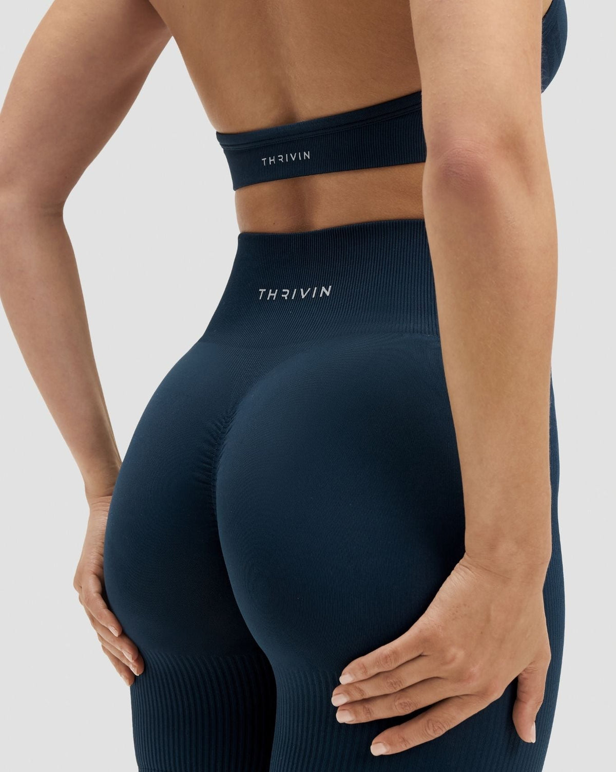 Elevate™ Sculpting High Waist Scrunch Shorts | Midnight Navy