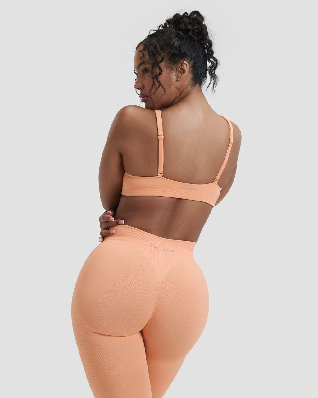 RiseFit Sculpting Medium Impact Multiway Bra Melon Ice