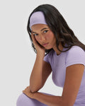 The Essential Collection Chrome Logo Headband | Lilac
