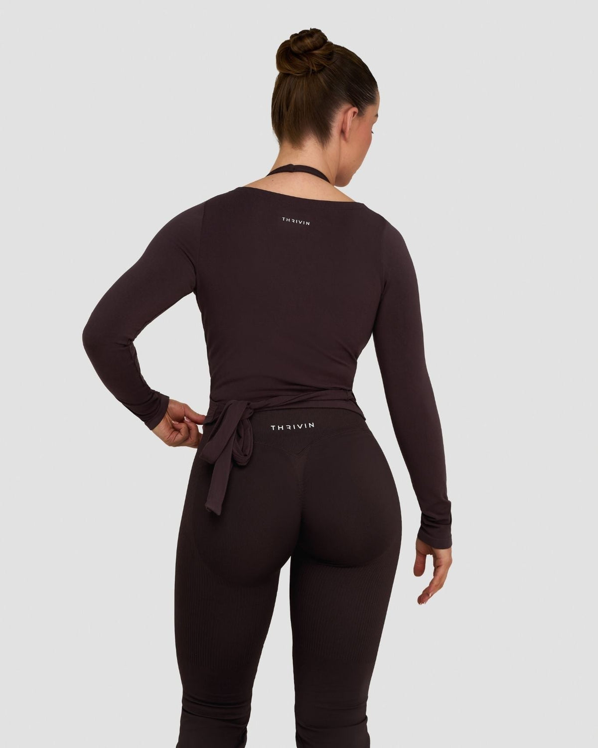 The Essential Collection Wrap Top Coffee