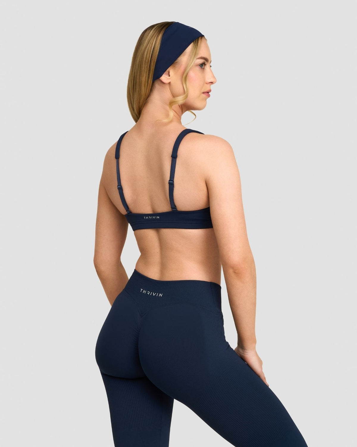 RiseFit Sculpting Medium Impact Multiway Bra Midnight Navy