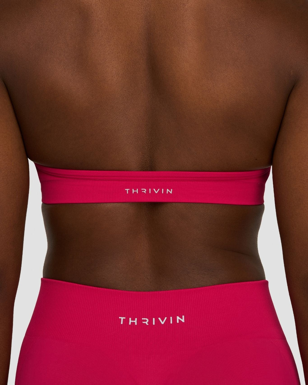 Elevate™ Sculpting Seamless Adjustable Halter Bra | Strawberry