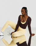 The Essential Collection Wrap Top | Coffee