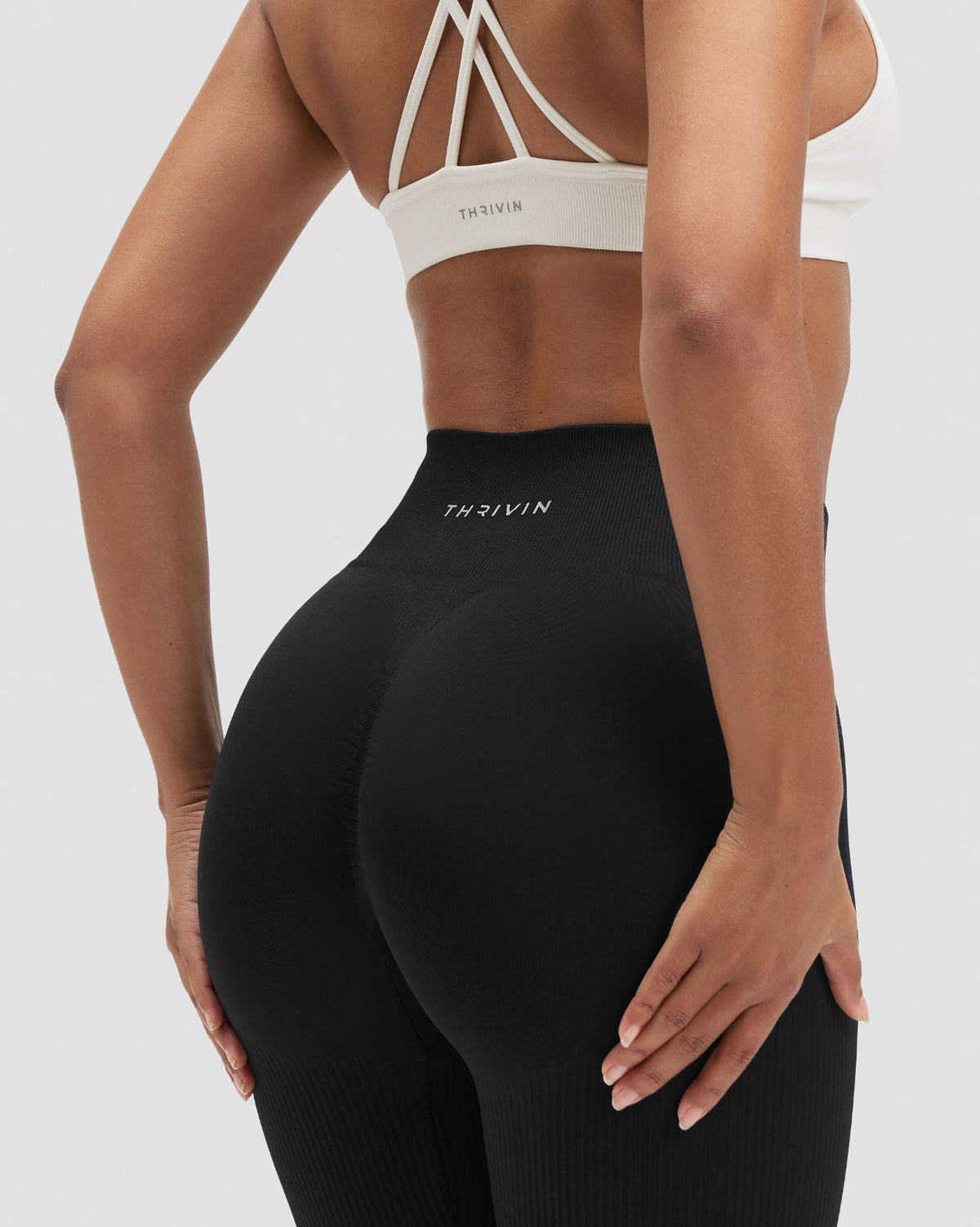 RiseFit Sculpting High Waist Flare Leggings Night Black