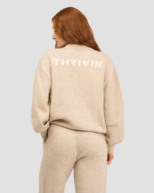 Essential Knitted Sweater Oat