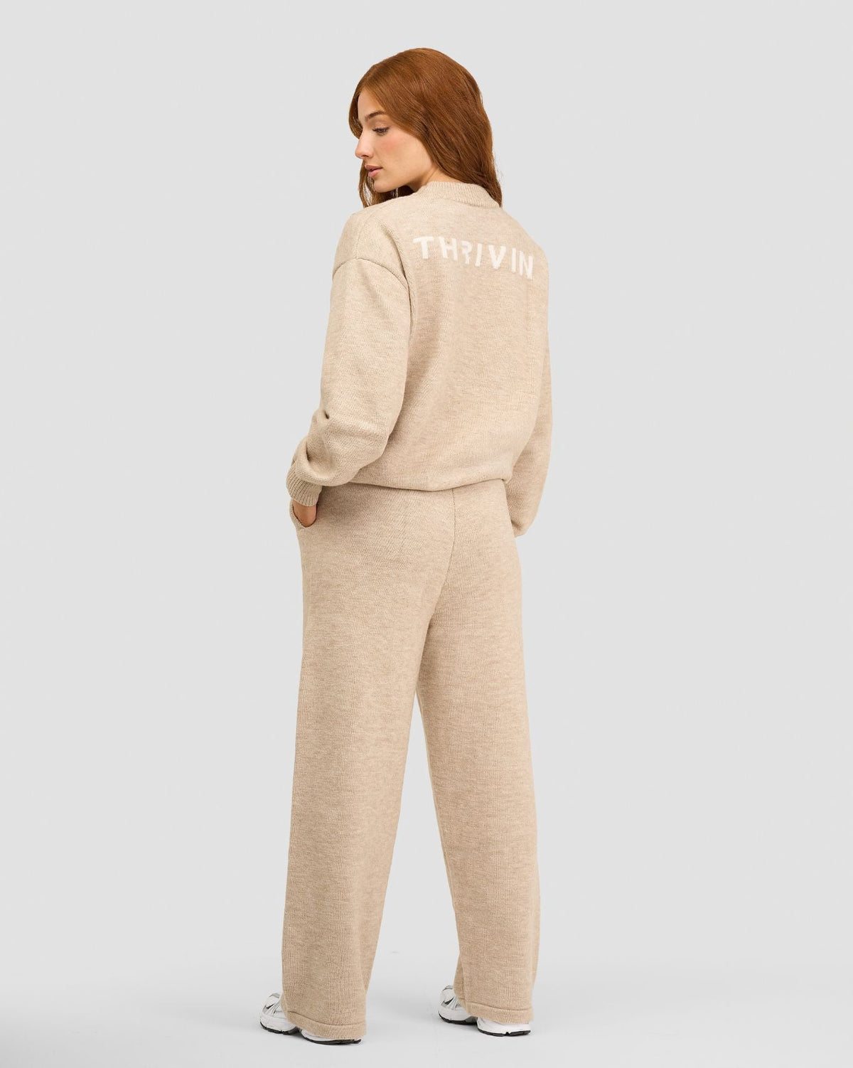Essential Knitted Sweater & Trouser 2-Piece Set