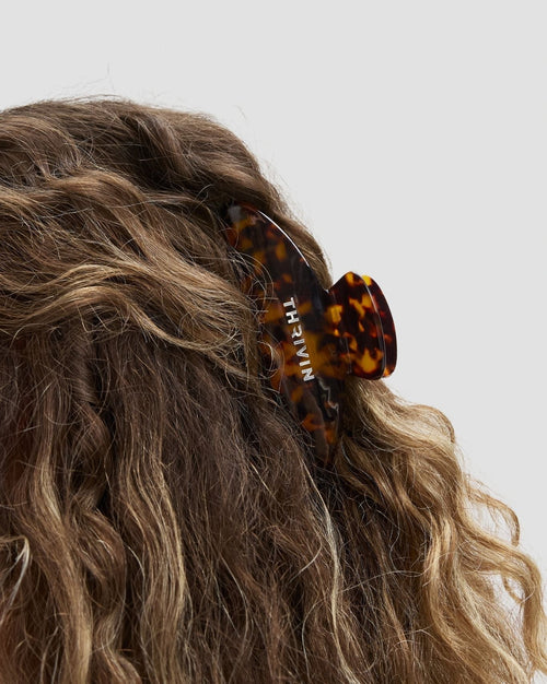 Claw Clip Black & Tortoise Brown