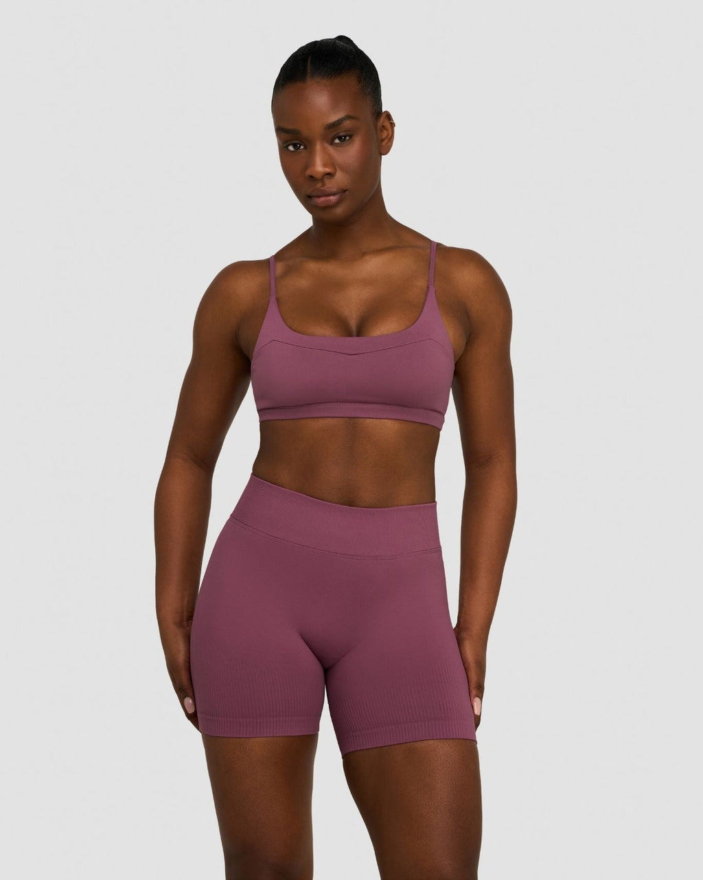 RiseFit Sculpting Seamless Scoop Neck Bra Orchid Mauve