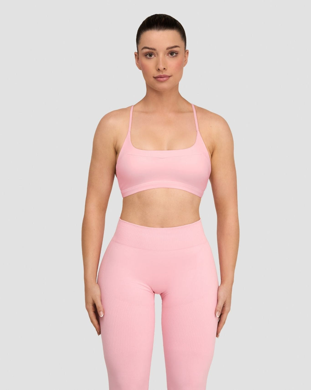 Elevate™ Sculpting Seamless Scoop Neck Bra | Cotton Pink