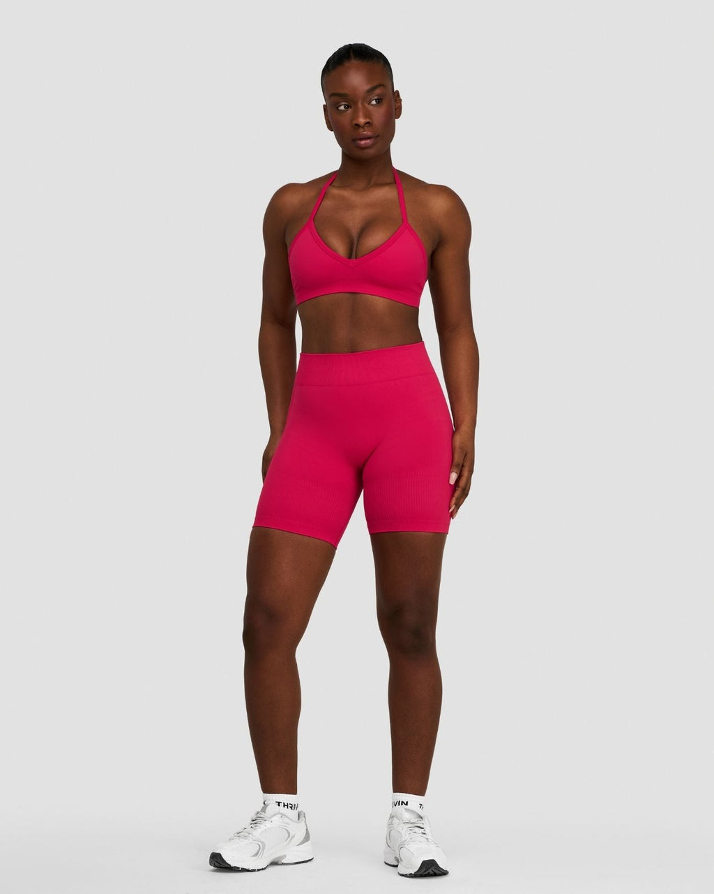 Elevate™ Sculpting Mid Waist Scrunch Shorts | Strawberry
