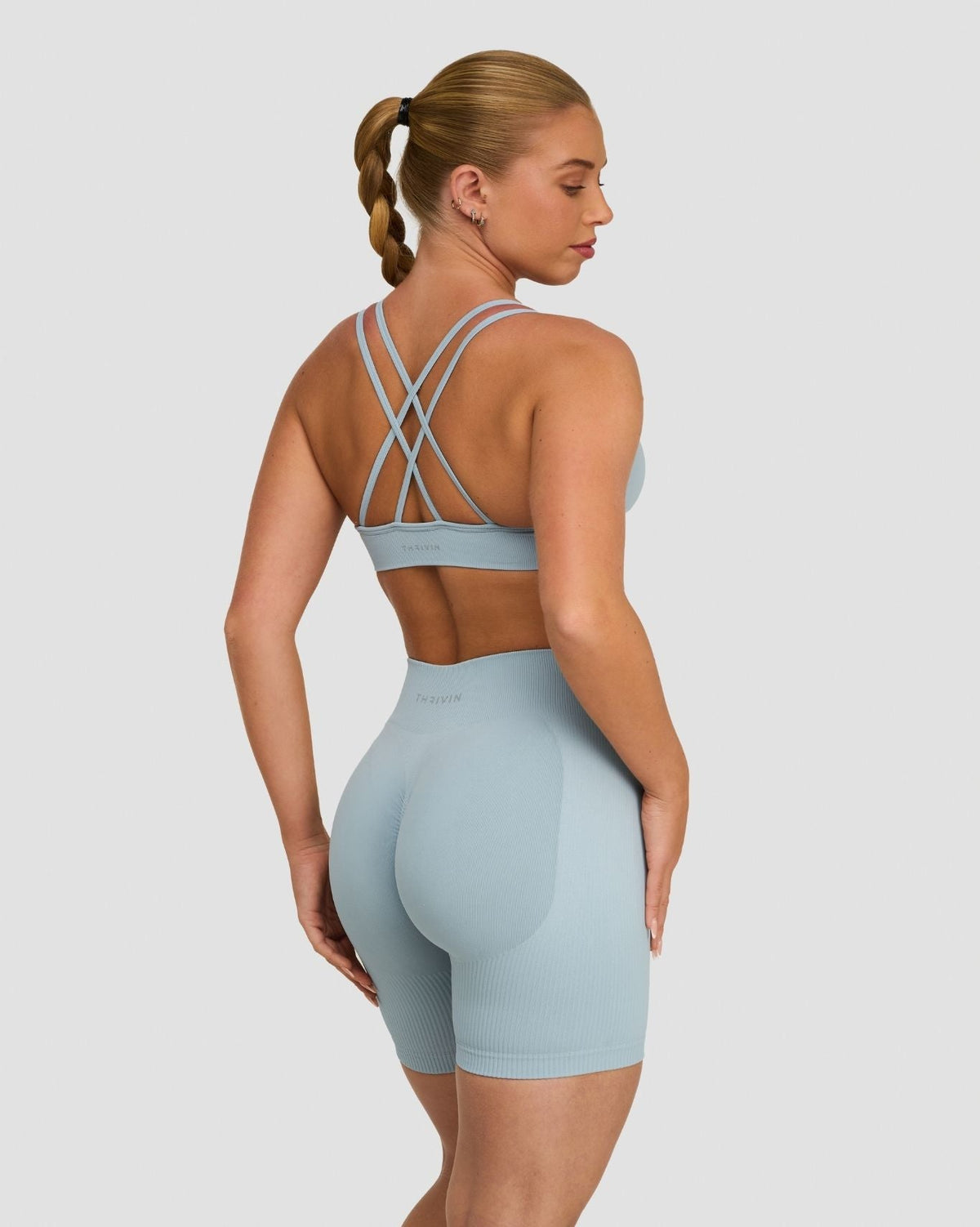 Elevate™ Sculpting Seamless High Apex Bra | Blue Haze
