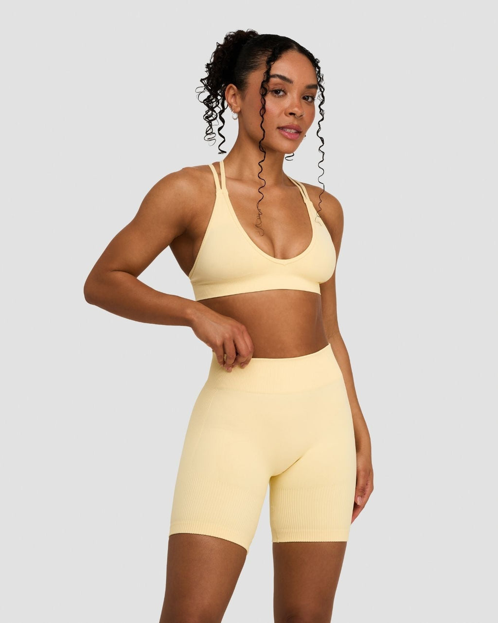 Elevate™ Sculpting Seamless High Apex Bra | Golden Butter