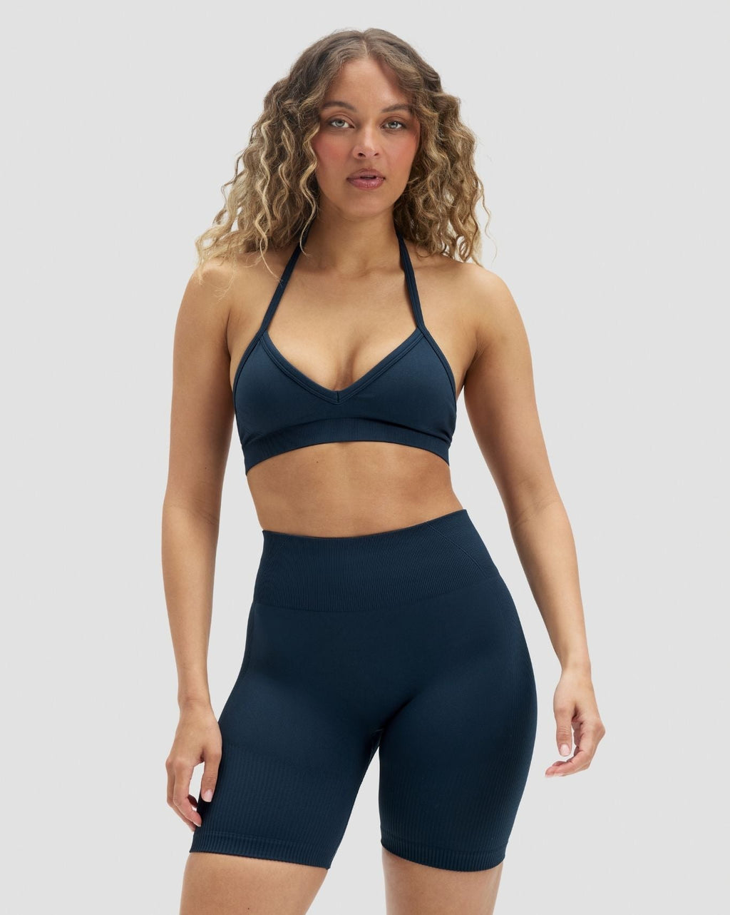 RiseFit Sculpting High Waist Scrunch Shorts Midnight Navy