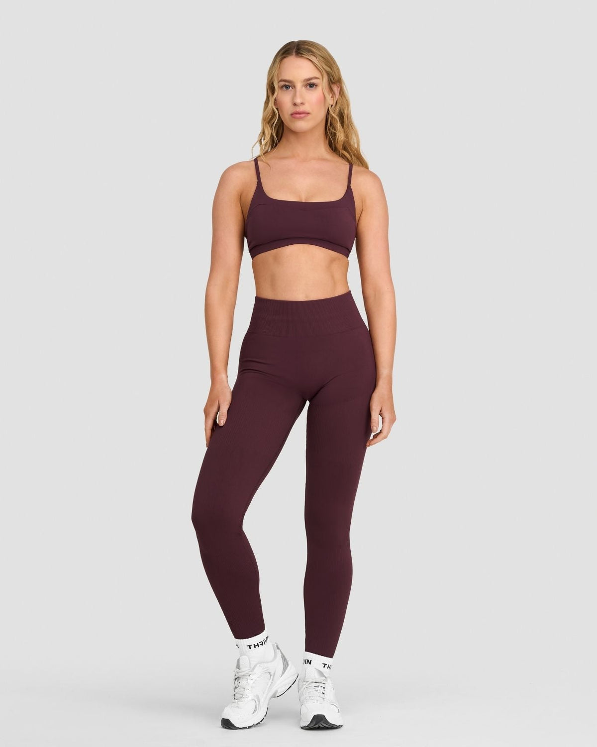 Elevate™ Sculpting High Waist Scrunch Leggings | Dark Mauve