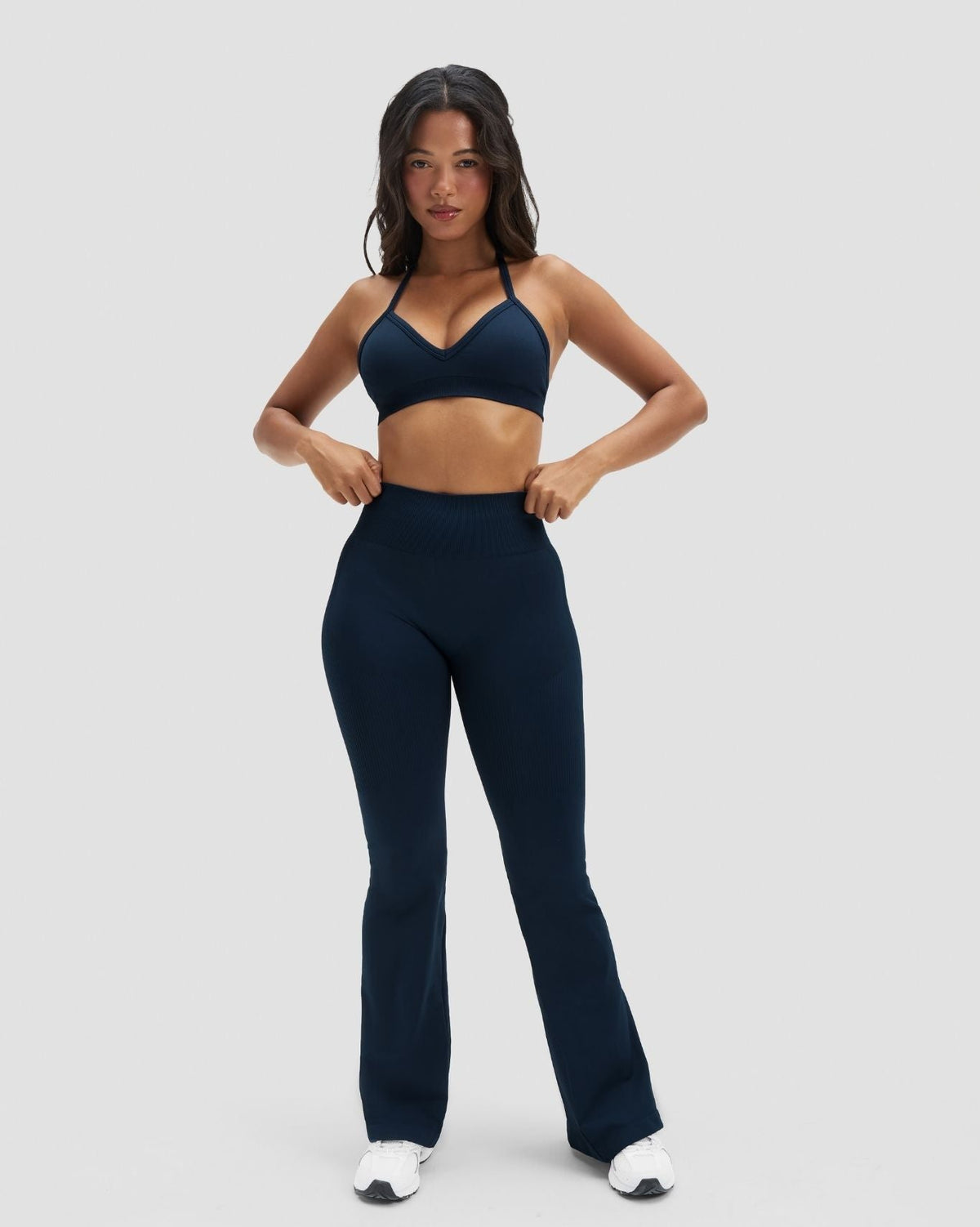 RiseFit Sculpting High Waist Flare Leggings Midnight Navy