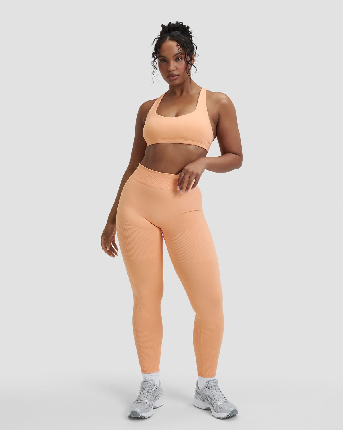 Elevate™ Sculpting Mid Waist Scrunch Leggings | Melon Ice