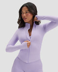 Elevate™ Compression Long Sleeve Jacket | Lilac