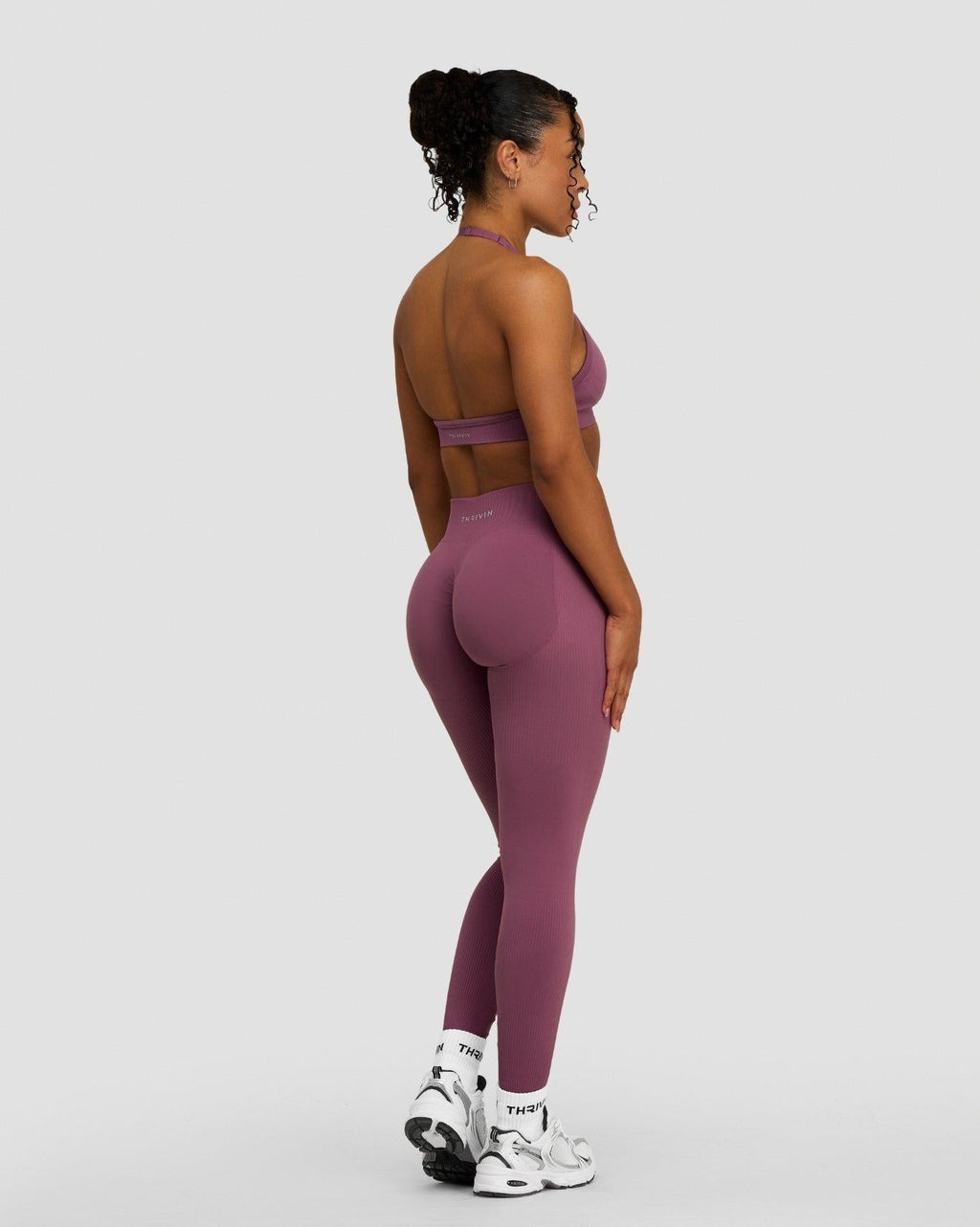 Elevate™ Sculpting Mid Waist Scrunch Leggings | Orchid Mauve