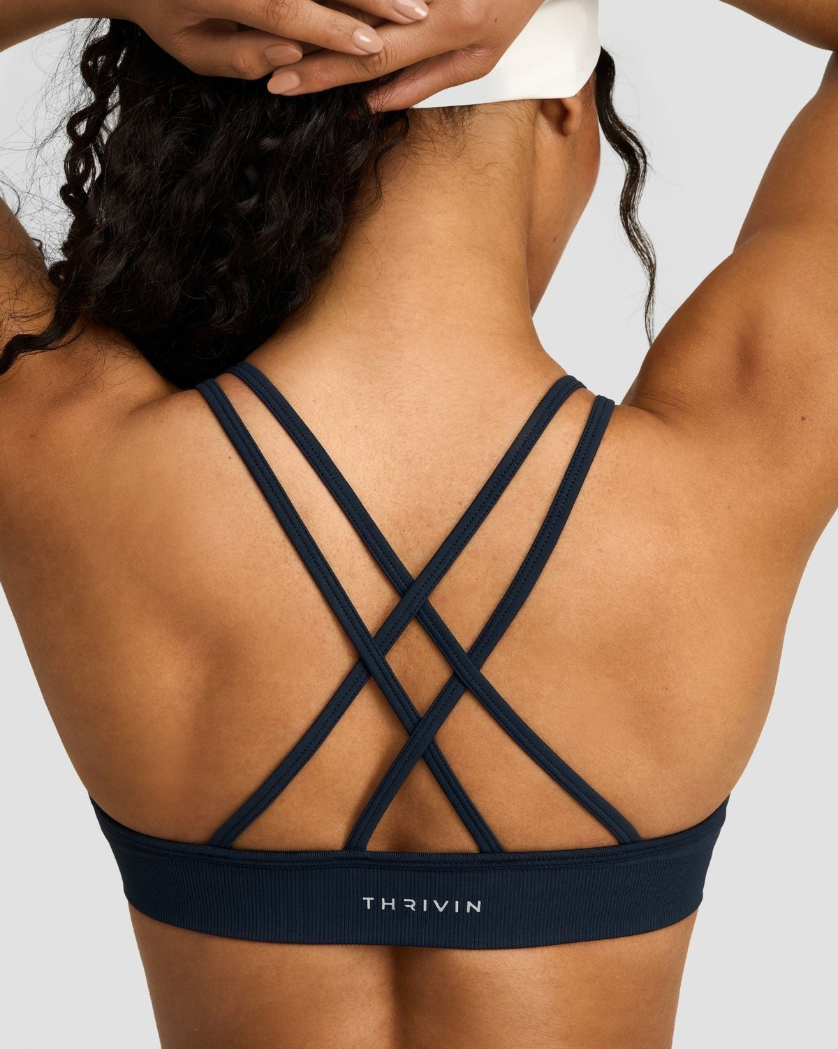 RiseFit Sculpting Seamless High Apex Bra Midnight Navy