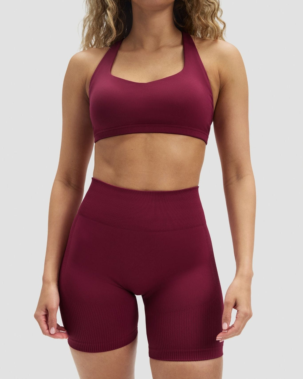 Elevate™ Sculpting High Waist Scrunch Shorts | Cherry Berry